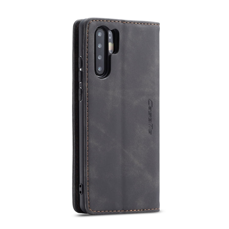 CaseMe-013 適用於華為 P30 Pro 多功能復古磨砂左右開皮套, 帶支架&卡槽&錢包