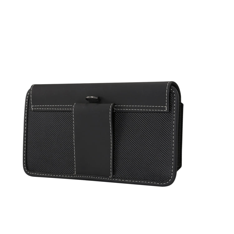 適用於華為 Mate 20 X 耐用牛津布男士手機通用掛腰皮套 適合6.9英寸及以下手機