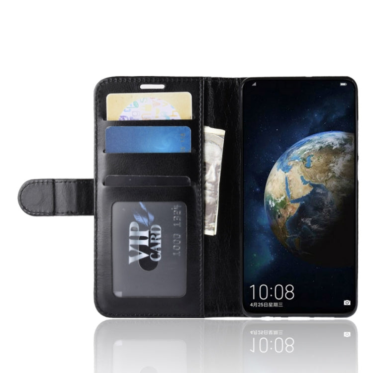 適用於華為 P30 R64紋單折邊左右開皮套 帶支架&卡槽&錢包