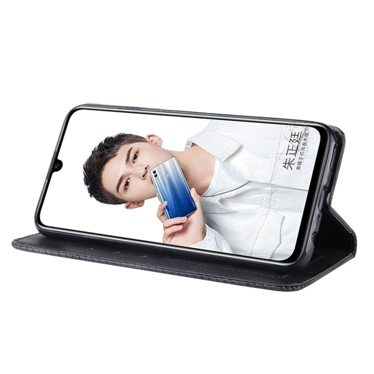 適用於華為 榮耀 10 Lite / P Smart  / Nova Lite 3 磁扣復古紋左右翻蓋皮套 帶支架&卡槽&錢包