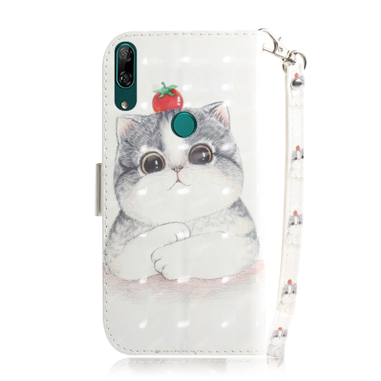 適用於華為 P Smart Z / Y9 Prime 2019 / nova 5i 3D彩繪萌貓圖案左右開皮套 帶支架&卡槽&錢包