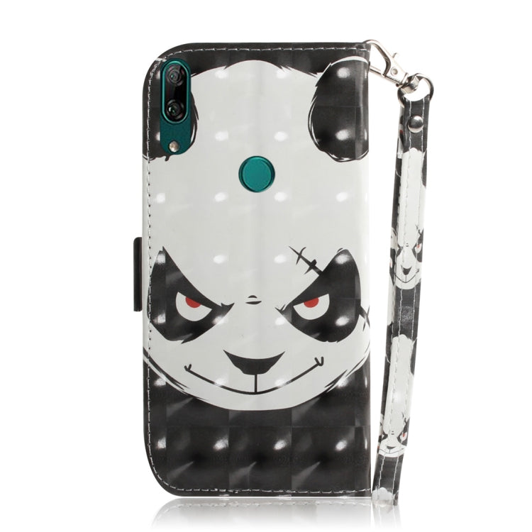 3D Colored Drawing Angry Bear Pattern Horizontal Flip Leather Case for Huawei P Smart Z / Y9 Prime 2019 / nova 5i, with Holder & Card Slots & Wallet, For Huawei P Smart Z