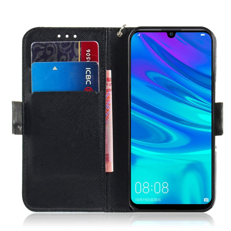 適用於華為 P Smart+ 2019 / Enjoy 9s / Honor 10i / Honor 20i / Honor 20 Lite 3D彩繪懷抱貓圖案左右開皮套 帶支架&卡槽&錢包