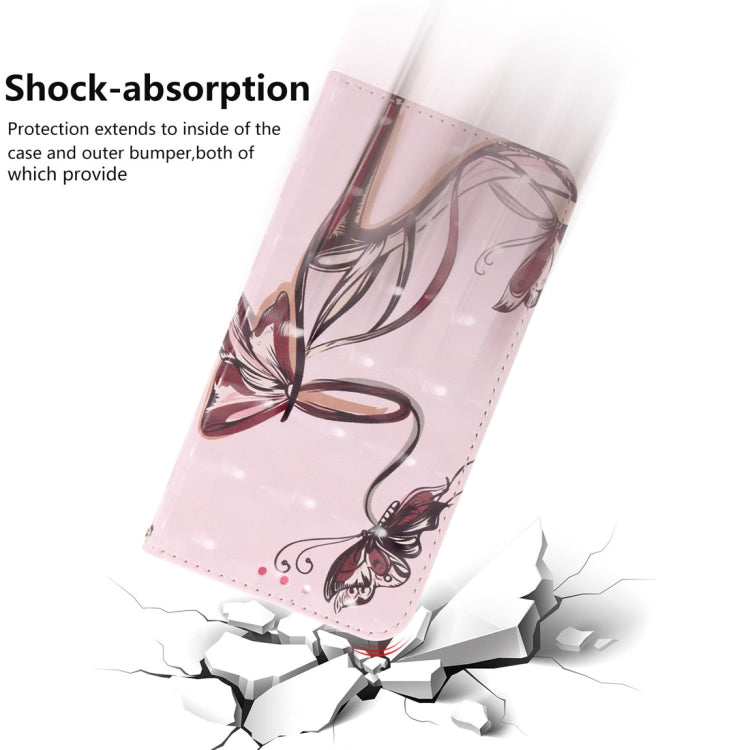 適用於華為 P Smart+ 2019 / Enjoy 9s / Honor 10i / Honor 20i / Honor 20 Lite 3D彩繪蝴蝶高跟鞋圖案左右開皮套 帶支架&卡槽&錢包