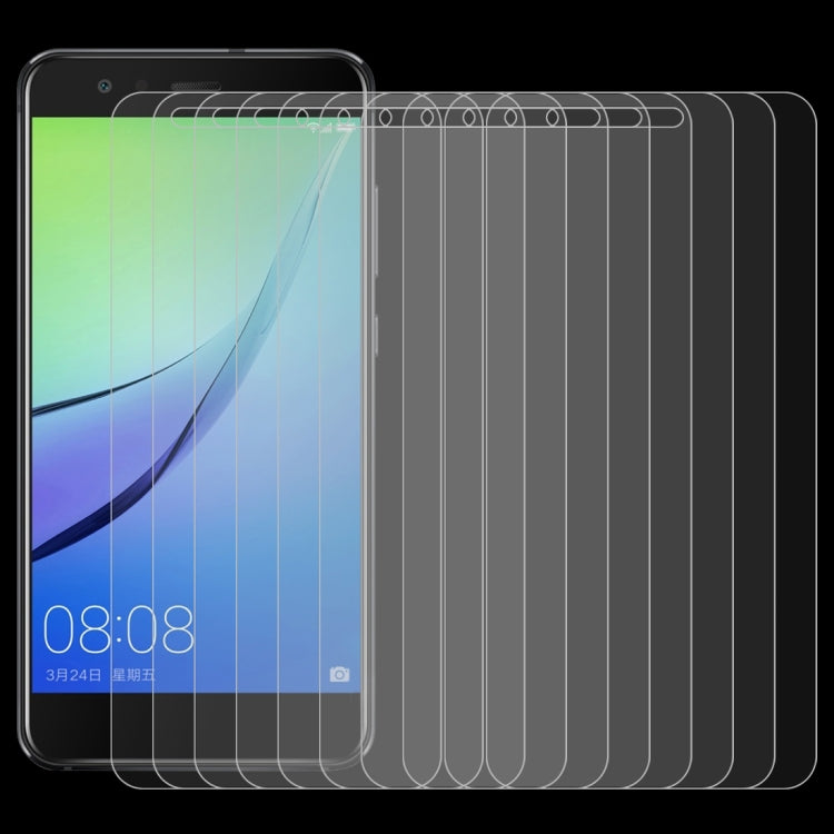 10 PCS 適用於華為nova Lite 9H 2.5D弧邊鋼化玻璃膜