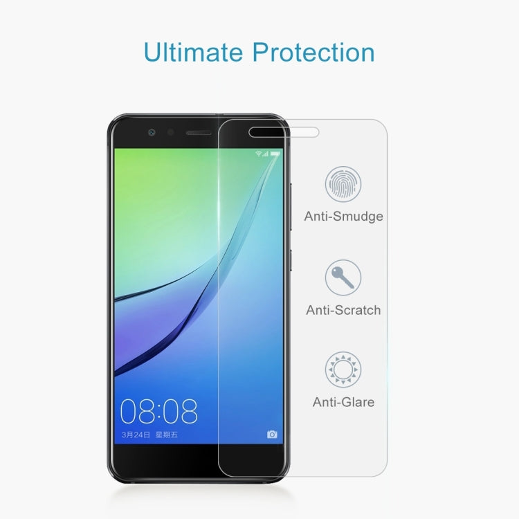 50 PCS 適用於華為nova Lite 9H 2.5D弧邊鋼化玻璃膜