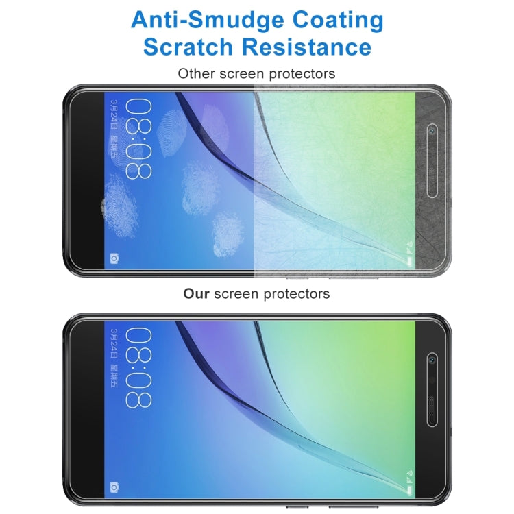 50 PCS 適用於華為nova Lite 9H 2.5D弧邊鋼化玻璃膜