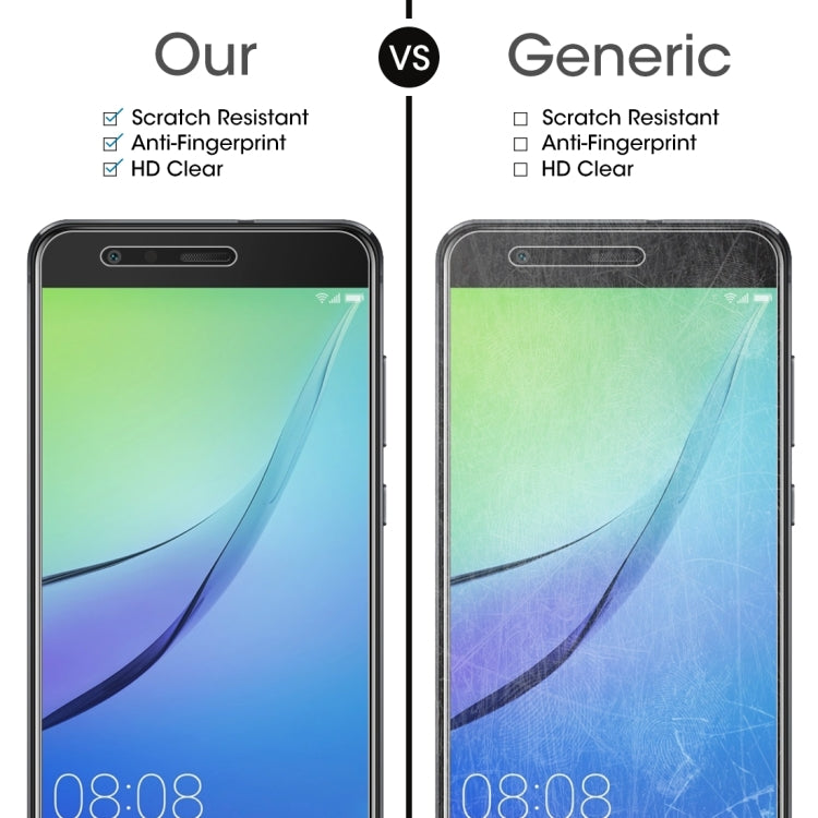 100 PCS 適用於華為nova Lite 9H 2.5D弧邊鋼化玻璃膜