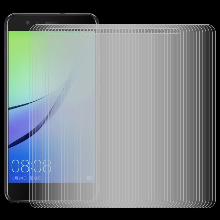 100 PCS 適用於華為nova Lite 9H 2.5D弧邊鋼化玻璃膜