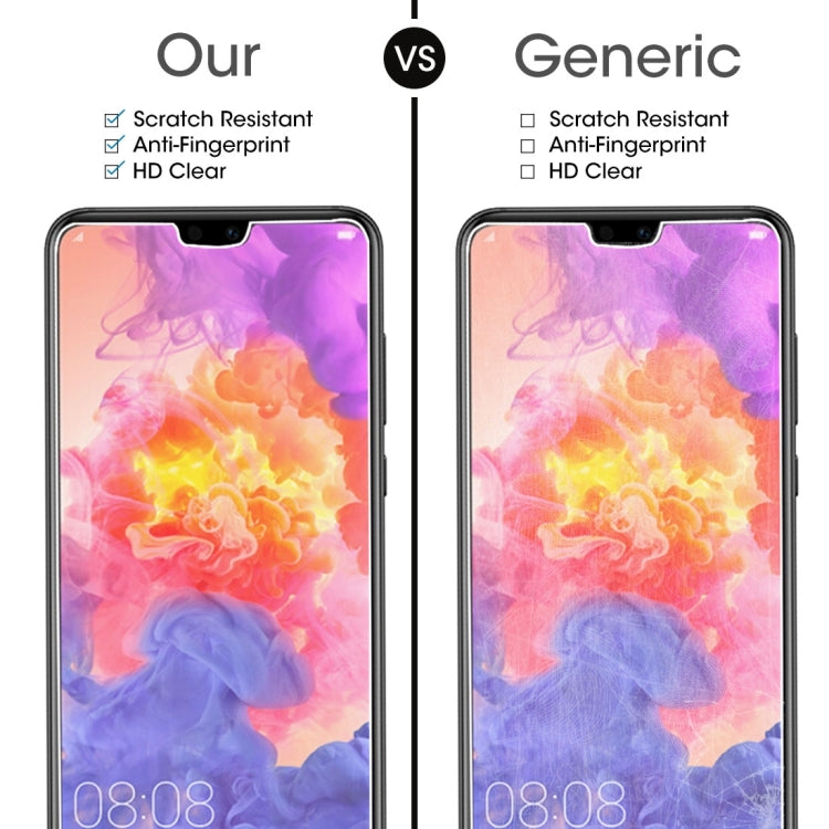 2個裝 適用於華為P20 Pro 0.26mm厚度 9H 2.5D弧邊鋼化玻璃保護膜