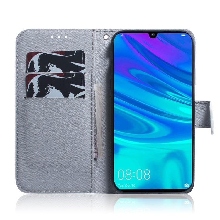 適用於華為 P Smart  / 榮耀 10 Lite 八哥犬圖案 彩繪左右開皮套，帶支架&卡槽&錢包