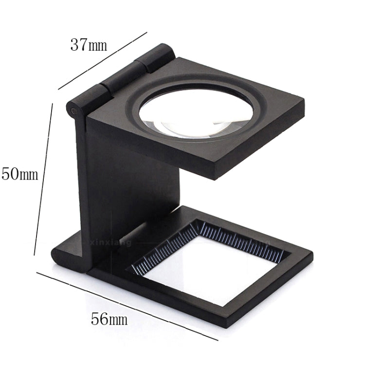 10倍放大迷你金屬可摺疊鑰台式放大鏡