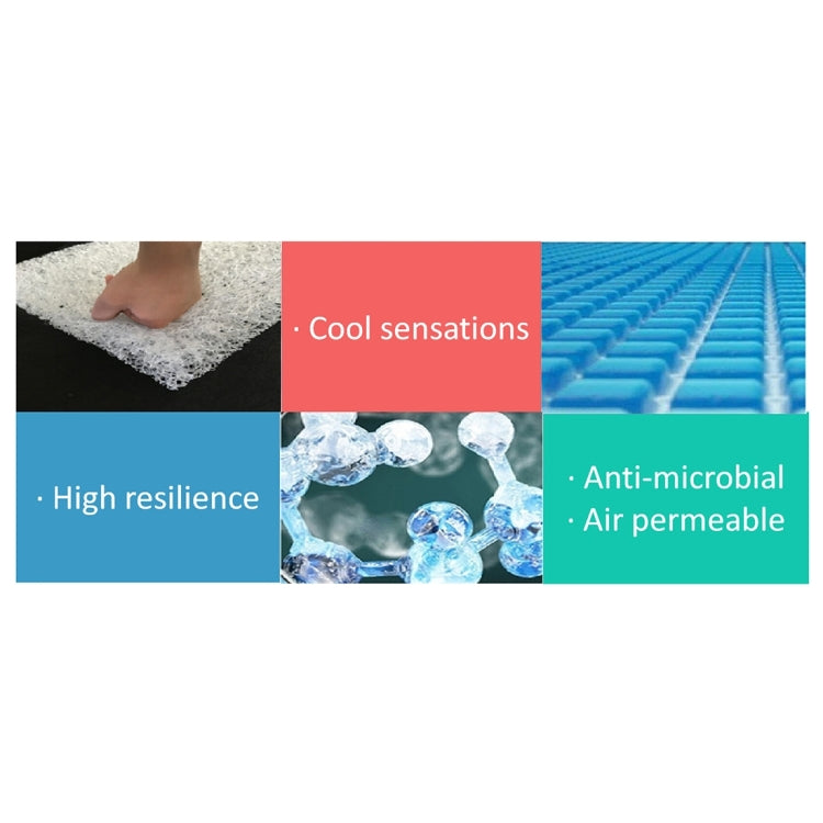 寵物涼墊 夏季寵物降溫墊散熱墊 可拆洗 中號 尺寸:63*44*4cm, Size:63*44*4cm