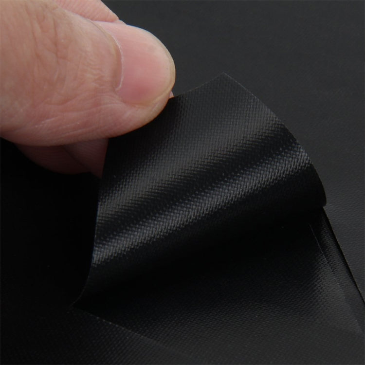 Gas Furnace Surface Ultra-thin Fibre Material Stovetop Protective Cleaning Pad, Size: 27*27cm, 0.12mm (Black)