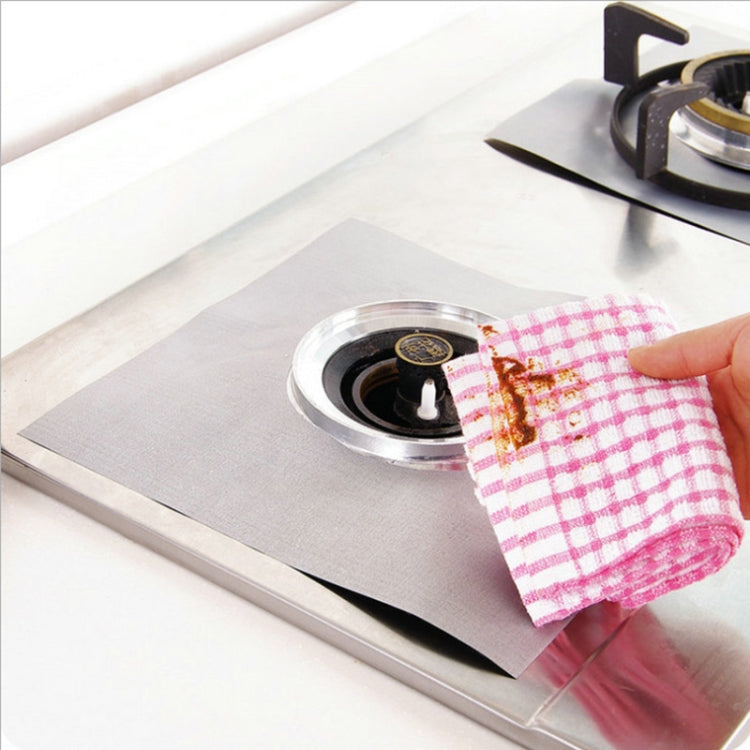 Gas Furnace Surface Ultra-thin Fibre Material Stovetop Protective Cleaning Pad, Size: 27*27cm, 0.12mm (Black)