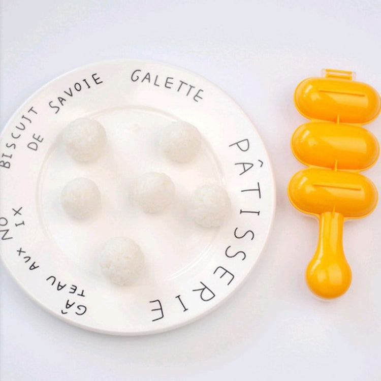 搖搖樂飯糰壽司飯糰模具 兒童吃飯神器帶飯勺  顏色隨機, Spoon Shape