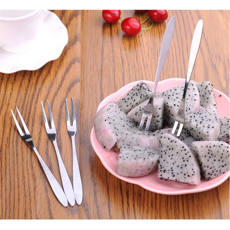 10個一賣 不銹鋼水果叉創意環保小水果叉 西餐小叉子