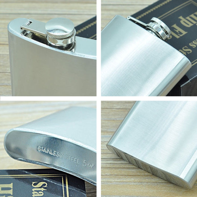 140mL 戶外運動便攜居家旅行野外必備不銹鋼隨身酒壺)