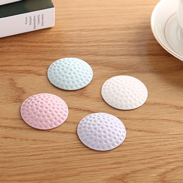 10個一賣 1289991橡膠門把手防撞墊，顏色隨機發貨，尺寸：5*1cm