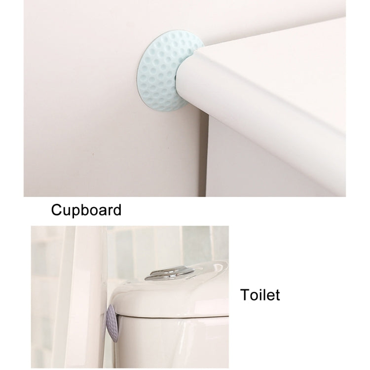 10個一賣 1289991橡膠門把手防撞墊，顏色隨機發貨，尺寸：5*1cm