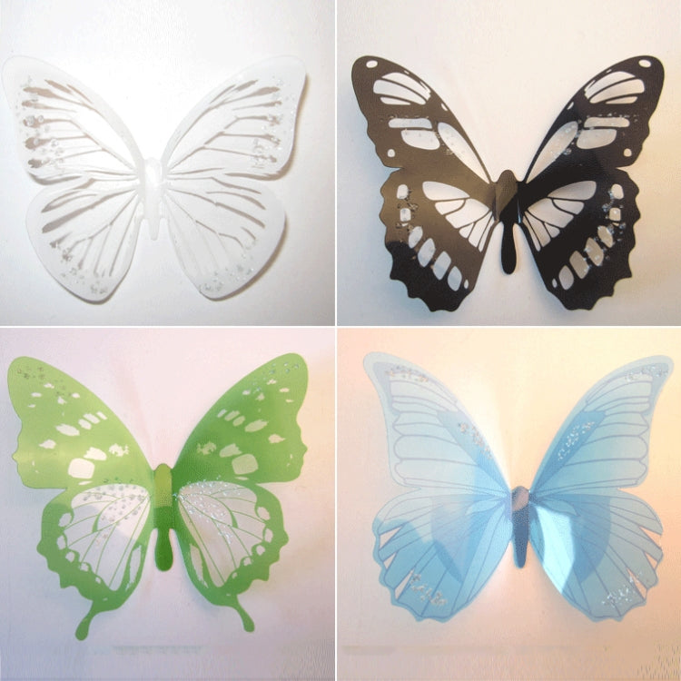 12pcs / Set Home Decoration Originality PVC 3D Butterfly Wall Paste