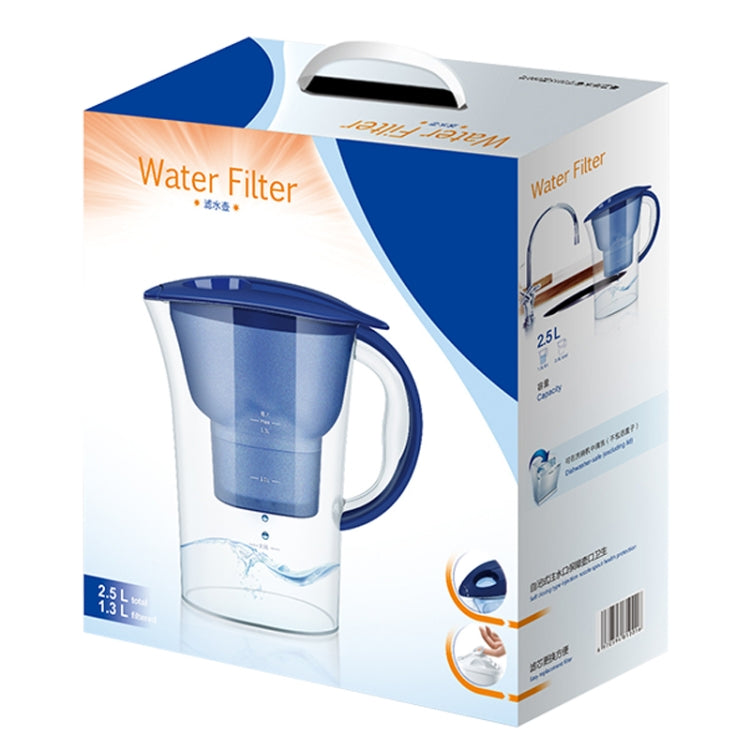 1.3L 便攜式家用廚房活性炭過濾冷水壺