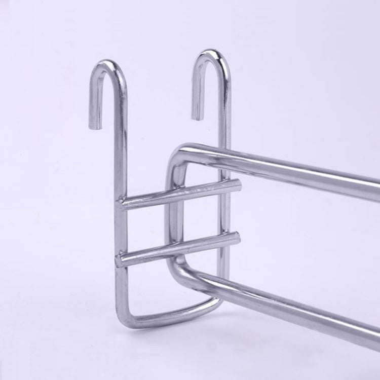 5pcs 5.8mm Supermarket Iron Grid Shelf Double Hook, Length: 25cm, 5.8mm 1.6m