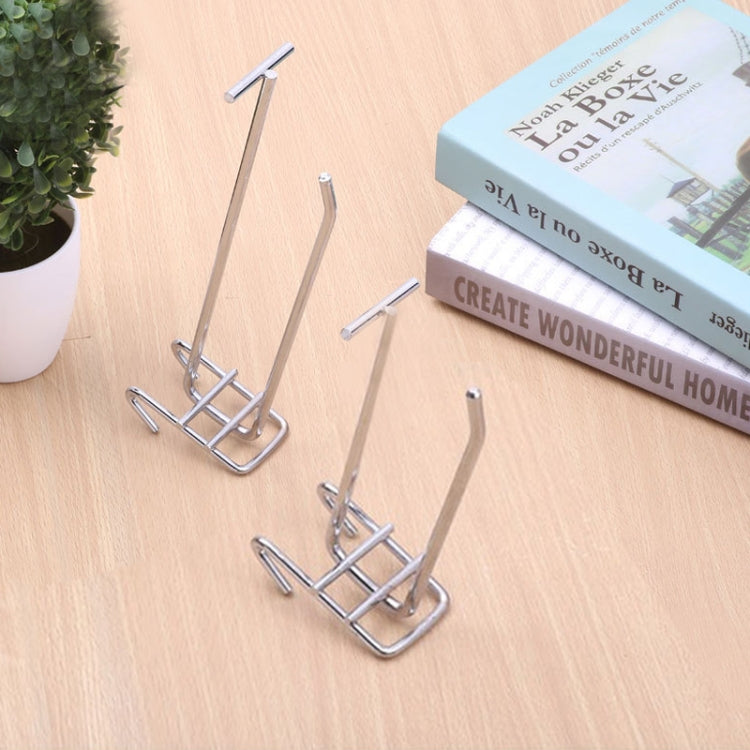 5pcs 5.8mm Supermarket Iron Grid Shelf Double Hook, Length: 25cm, 5.8mm 1.6m