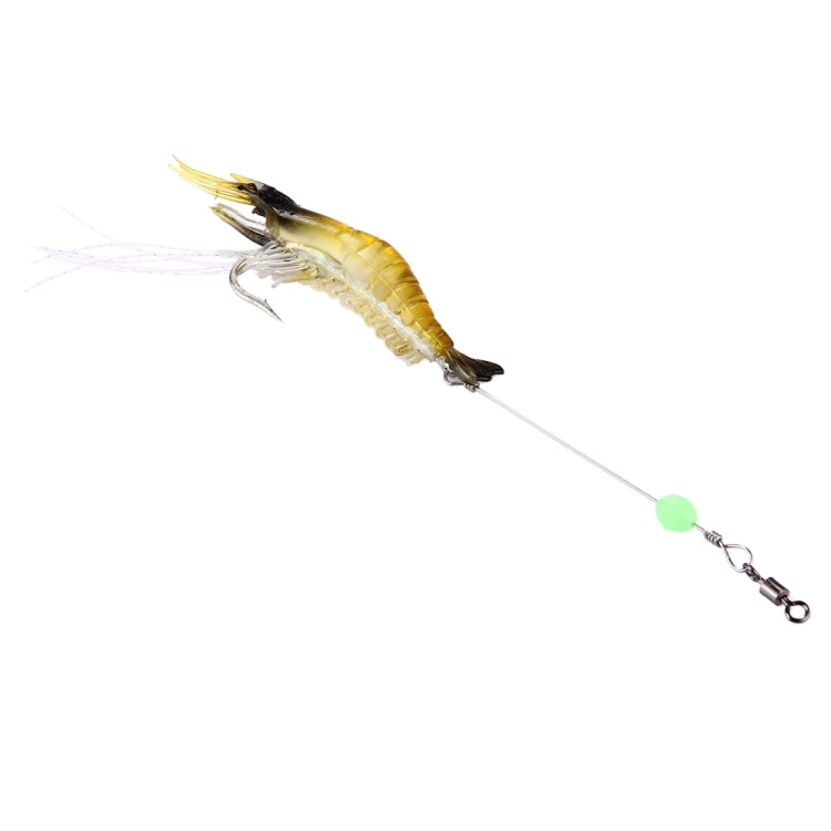 仿生蝦 夜光蝦魚餌，帶魚鈎，長度：7cm