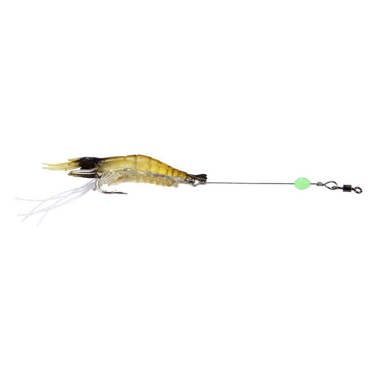 仿生蝦 夜光蝦魚餌，帶魚鈎，長度：7cm