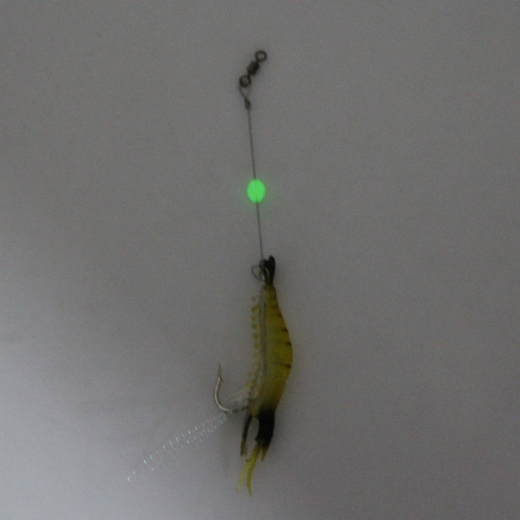 仿生蝦 夜光蝦魚餌，帶魚鈎，長度：7cm