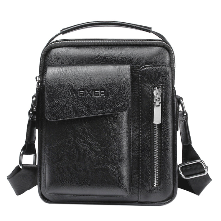 WEIXIER Universal Fashion Casual Men Shoulder Messenger Bag Handbag, Size: L (24cm x 20cm x 6cm)