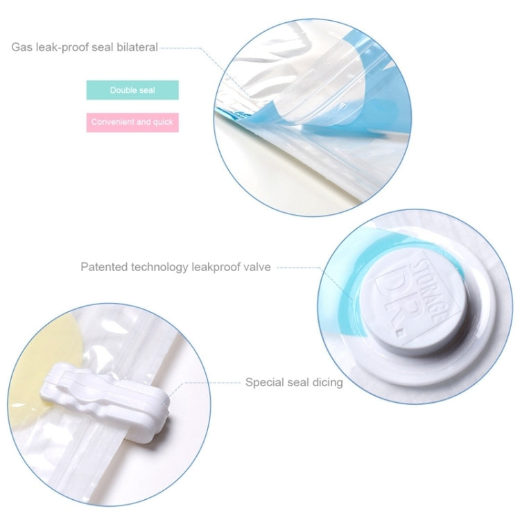 11件套 太陽花圖案加厚真空壓縮袋 棉被收納袋送手泵