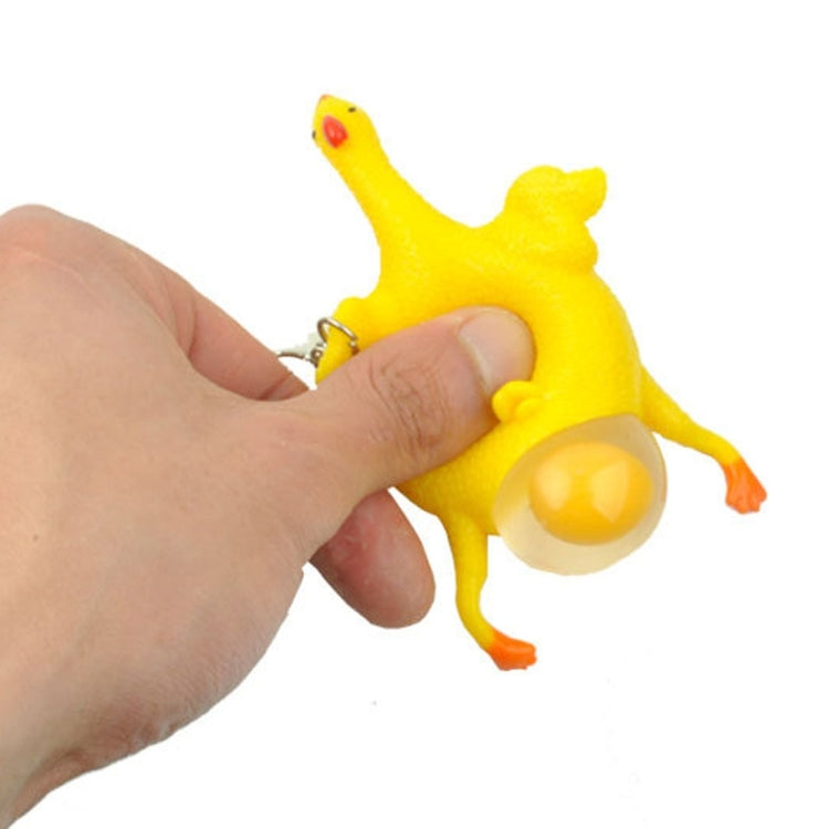 12個一裝 創意發泄搞怪下蛋雞 扣惡搞減壓手捏整蠱搞笑玩具