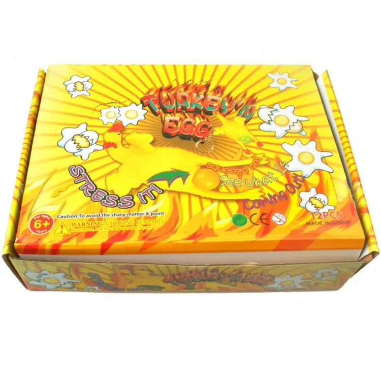 12個一裝 創意發泄搞怪下蛋雞 扣惡搞減壓手捏整蠱搞笑玩具