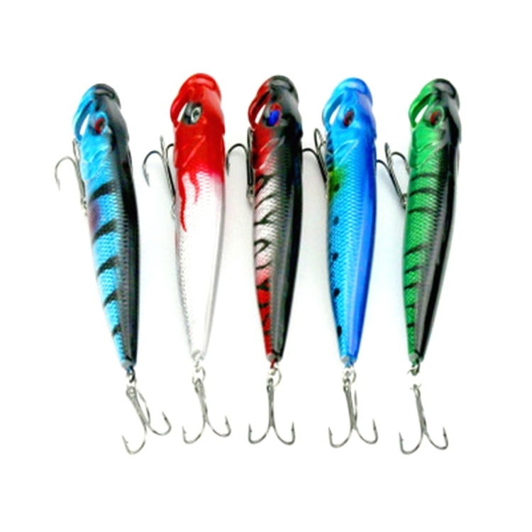 HENGJIA 塑料環保仿生魚餌 釣魚用品 帶魚鈎 長度：9cm，顏色隨機發貨