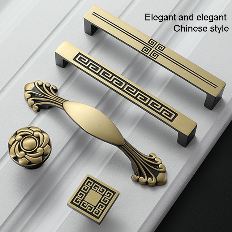 1006-128 櫥櫃衣櫃門把手 實心全銅櫃門拉手
