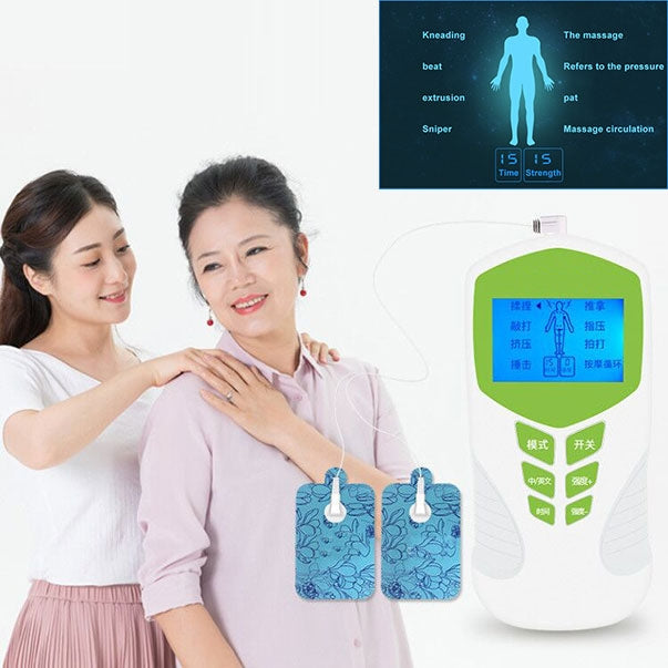 JCS-1015  家用LED显示屏多功能語音电子按摩儀 定時經絡理療儀
