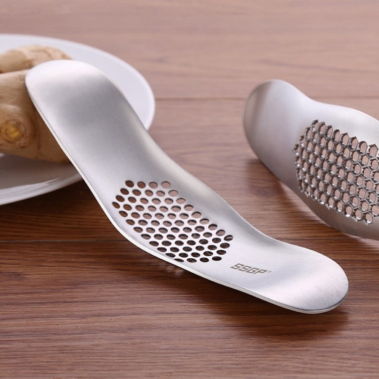 SSGP 304不銹鋼拉絲紋理 家用手動搗蒜器