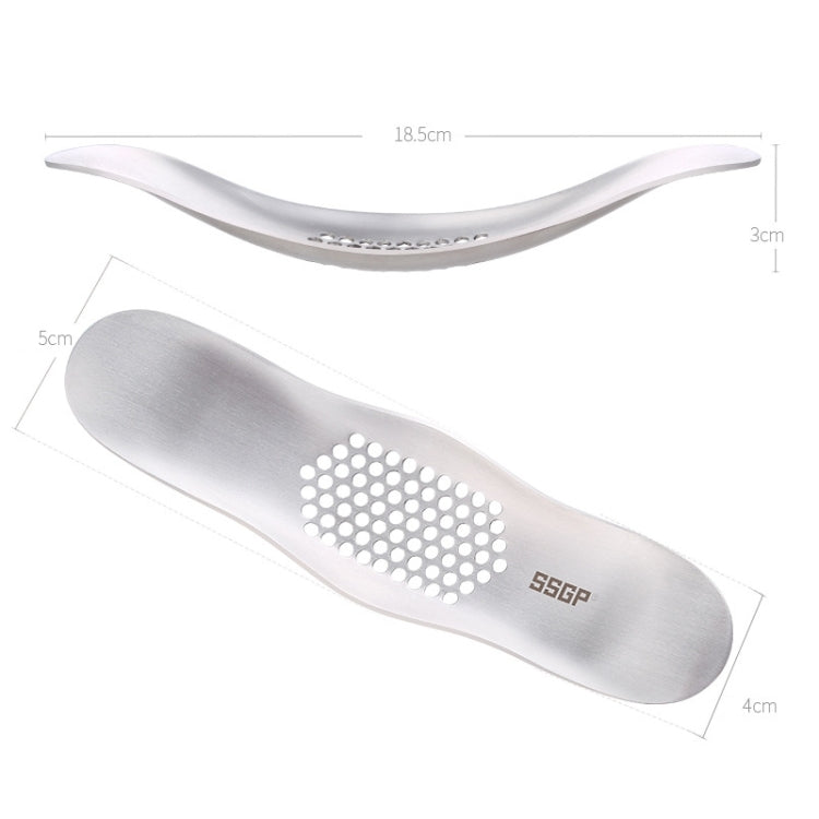 SSGP 304不銹鋼拉絲紋理 家用手動搗蒜器