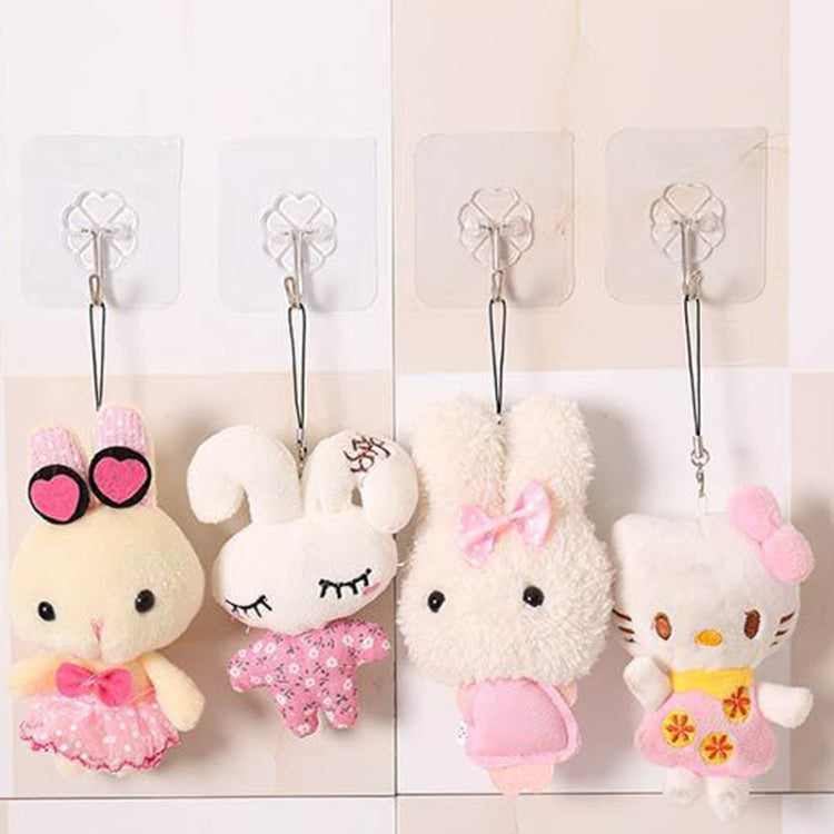 100個一賣 廚房浴室壁掛透明無痕粘膠掛鈎