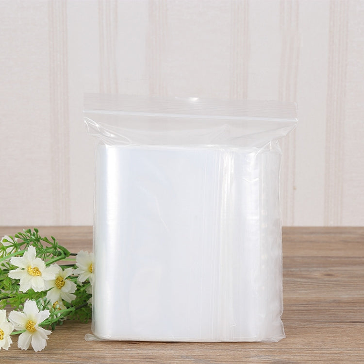 100pcs/Pack PE Self Sealing Clear Zip Lock Packaging Bag, 40cm x 60cm, Custom Printing and Size are welcome