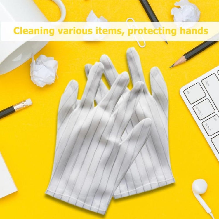 10雙一賣 防靜電條紋手套, 尺寸：均碼