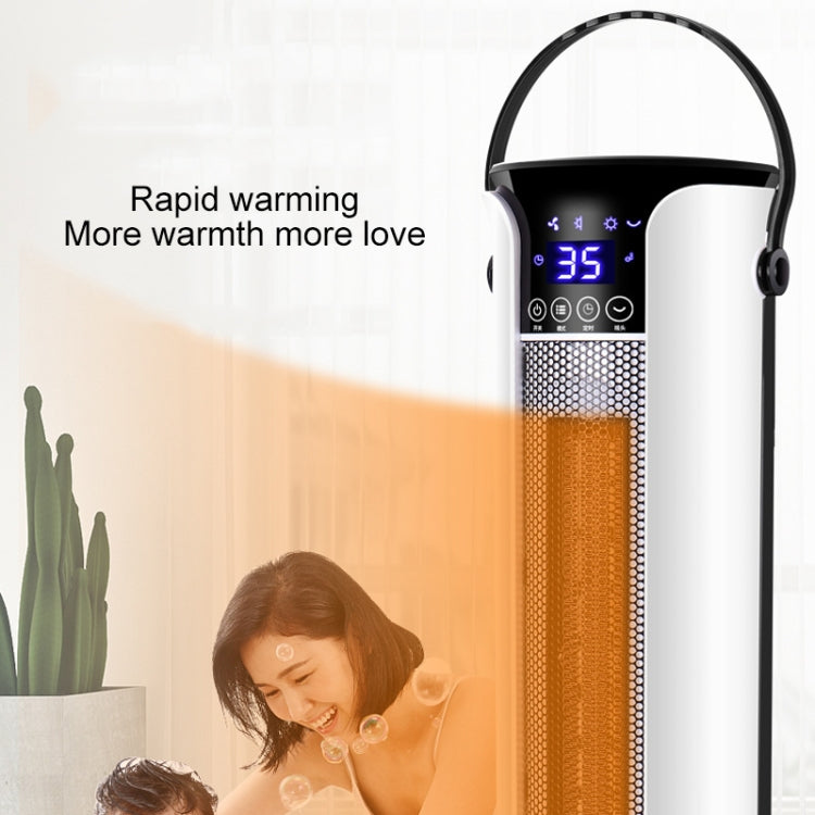 家用立式塔扇取暖器 搖頭暖風機電暖器，遙控款