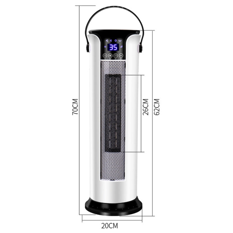 家用立式塔扇取暖器 搖頭暖風機電暖器，遙控款