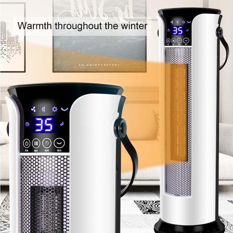 家用立式塔扇取暖器 搖頭暖風機電暖器，遙控款