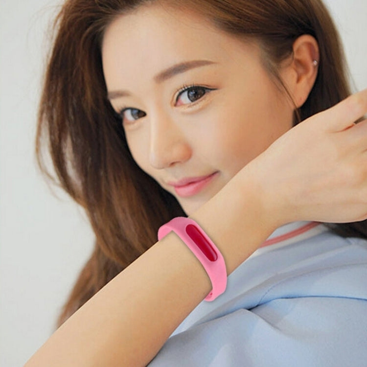 10個一賣 驅蚊硅膠手環 適合兒童和成人 長度:23cm 顏色隨機發貨