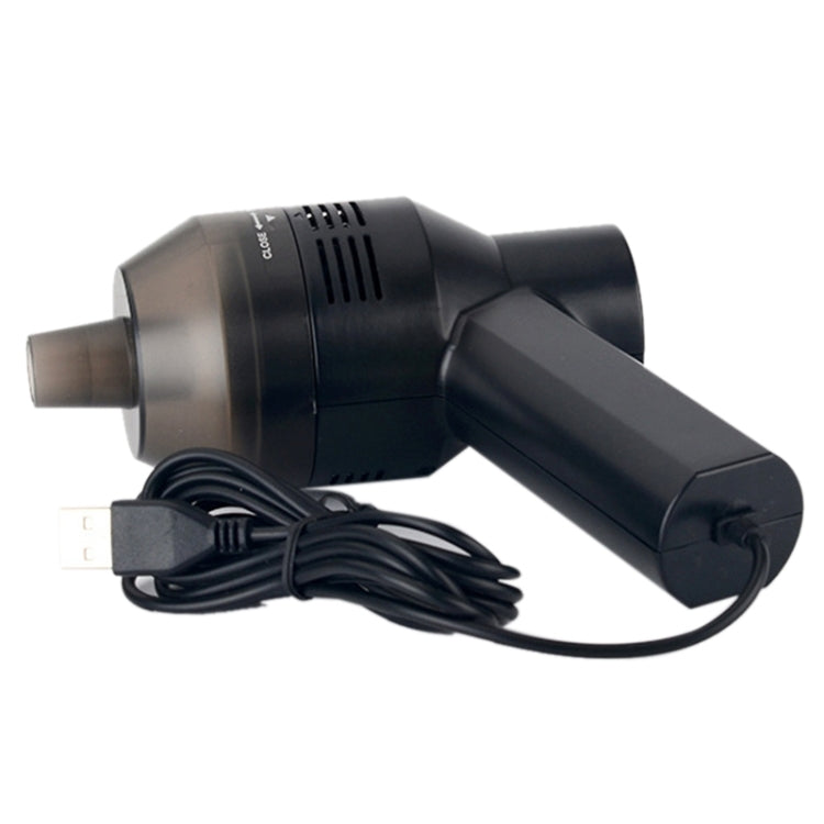 HK-6019A 3.5W USB便攜手持式強力吸塵器 電腦鍵盤吸塵器 寵物清潔器 線長：1.8米 DC 5V