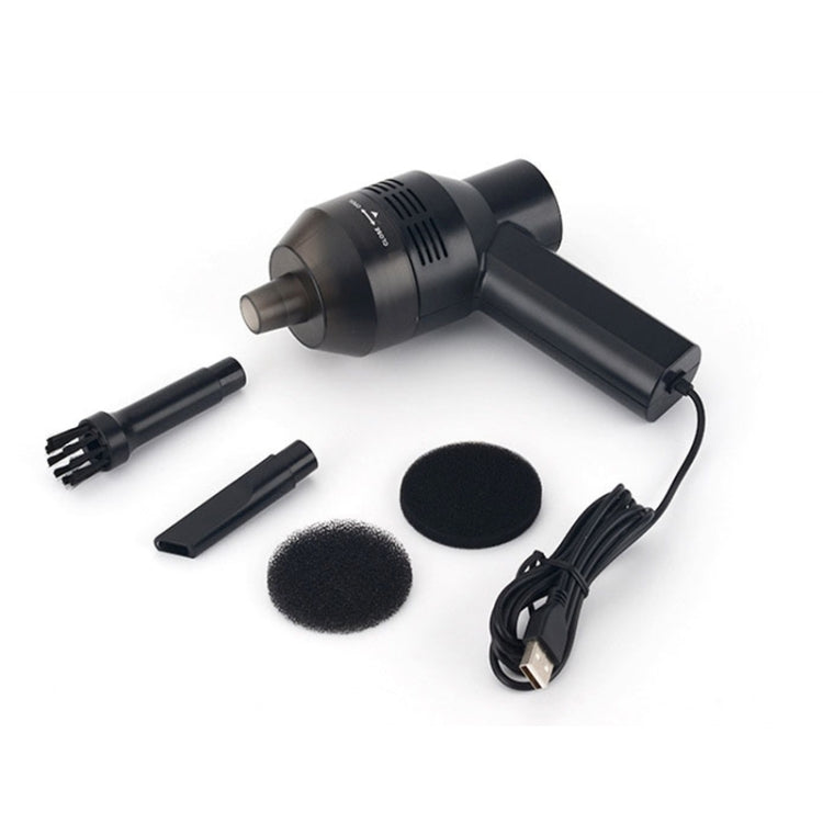 HK-6019A 3.5W USB便攜手持式強力吸塵器 電腦鍵盤吸塵器 寵物清潔器 線長：1.8米 DC 5V