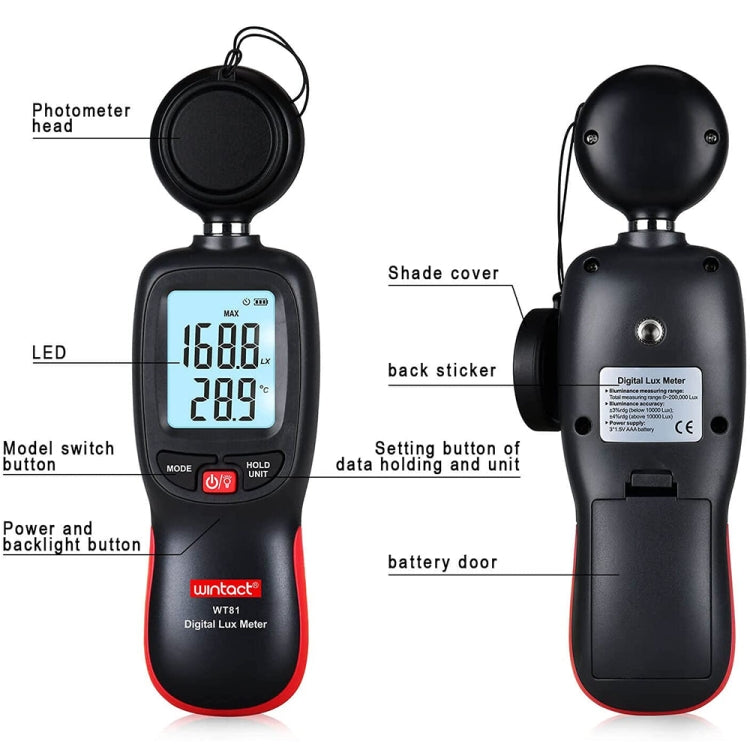 Wintact WT81 数字式照度計